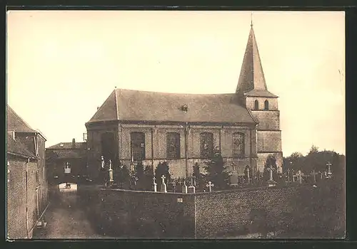 AK Doveren, Kirche mit Friedhof