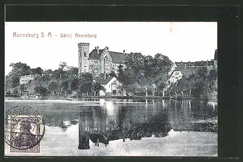 AK Ronneburg, Blick auf das Schloss Ronneburg