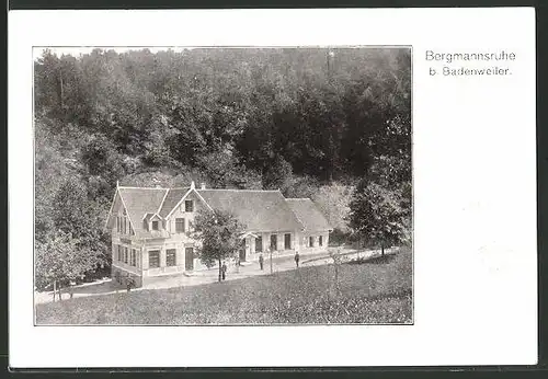 AK Badenweiler, Gasthaus Bergmannsruhe