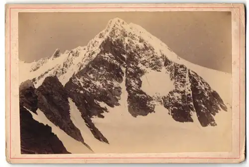 Fotografie J. Unterrainer, Windischmatrei, Ansicht Glockner von Ködnitzgletscher