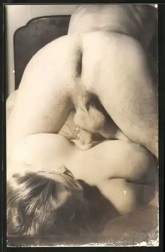 Fotografie Paar beim Mammalverkehr