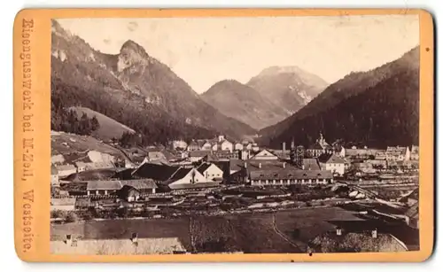 Fotografie Nicolaus Kuss, Mariazell, Ansicht Mariazell, Westseite vom Eisengusswerk