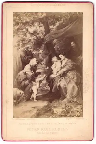 Fotografie Verlag von Miethke & Wawra, Berlin, Gemälde von Peter Paul Rubens, Die heilige Familie