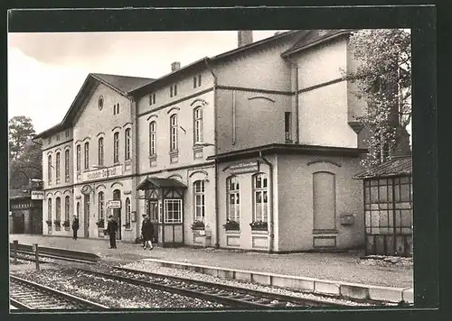 AK Heudeber-Danstedt, Partie am Bahnhof