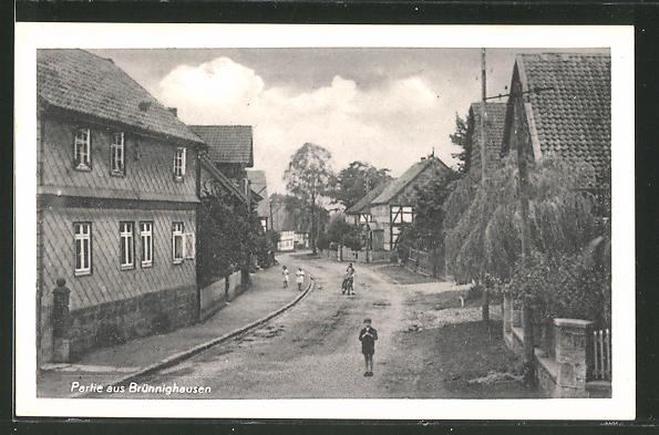 Ak Brunnighausen Strassenmotiv Mit Kindern Nr 7523333 Oldthing
