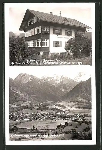 AK Oberstdorf, Hotel-Landhaus Braxmaier, Totalansicht