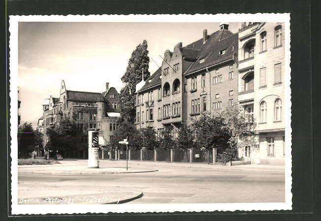 Ak Berlin Schoneberg Partie Am Pestalozzi Frobel Haus Nr 7527321