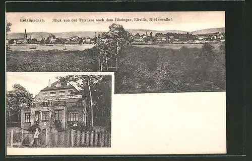 AK Heidesheim, Gasthaus zum Rotkäppchen, Totalansicht