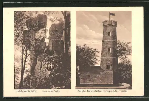 AK Salzhemmendorf, Kahnsteinpartie und Hermann-Löns-Turm