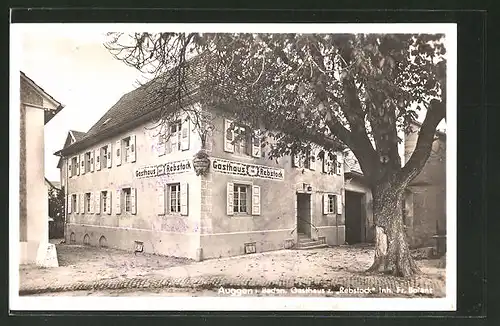 AK Auggen, Gasthaus zum Rebstock, Inh. Fr. Bolanz