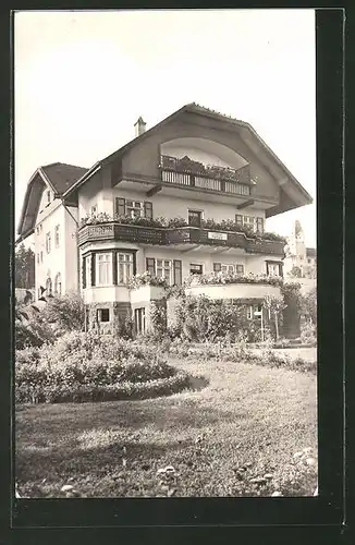 AK Finsterbergen, Blick auf das Hotel "Landhaus Hartung"