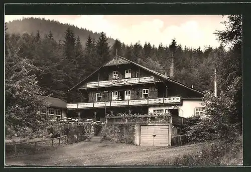 AK Tabarz, Gasthaus Schweizerhaus