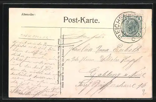 AK Reichenberg, Deutsch-böhmische Ausstellung 1906, Blick auf das Hauptgebäude