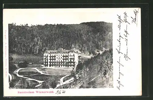 AK Feichtenbach, Sanatorium Wienerwald