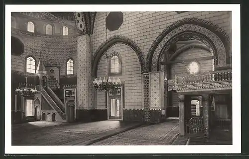 AK Sarajewo, Innenraum der Moschee