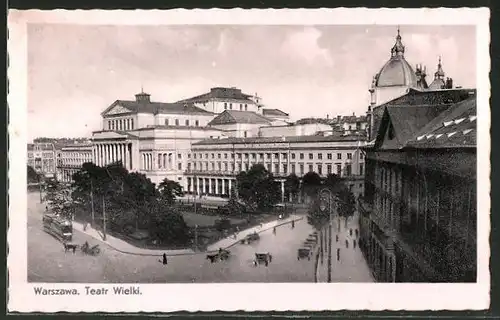 AK Warschau-Warszawa, Teatr Wielki