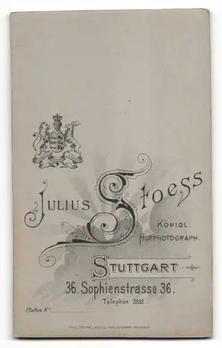 Fotografie Julius Stoess, Stuttgart, Portrait junges Paar