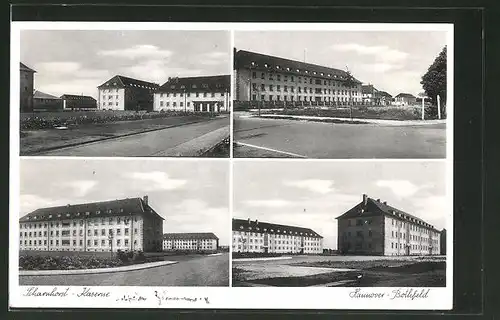 AK Hannover, Scharnhorst-Kaserne, versch. Ansichten