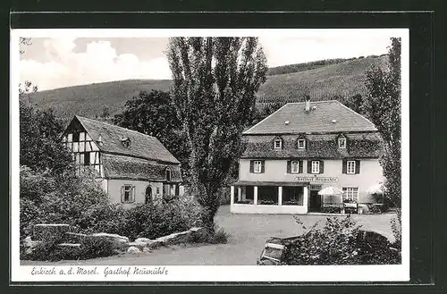 AK Enkirch, Blick zum Gasthof Neumühle