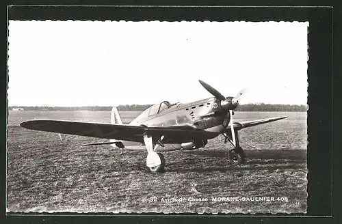 AK Morane-Saulnier 406 Flugzeug auf der Startbahn