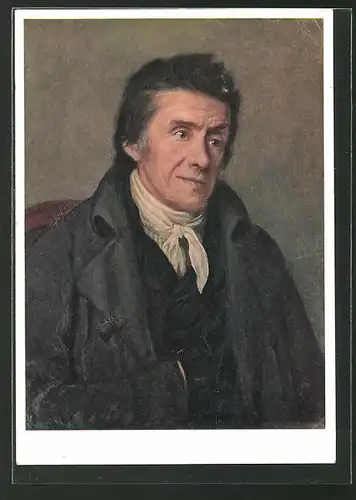 AK Portrait des Pädagogen Johann Heinrich Pestalozzi