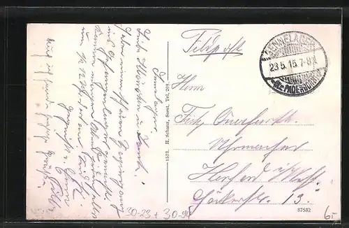 AK Französiche Alpenjäger als Kriegsgefangene im Sennelager 1914/15