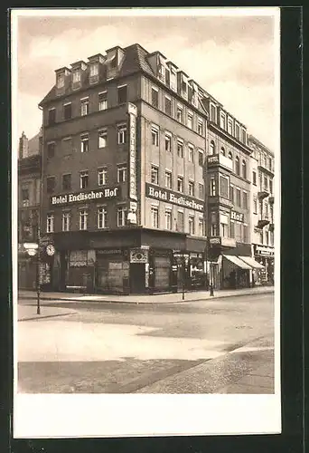 AK Berlin, Hotel Englischer Hof, Mittelstrasse 9-10/ Ecke Friedrichstrasse