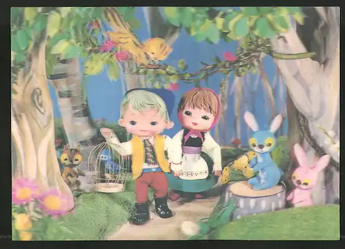 3D-AK Hänsel & Gretel im Wald