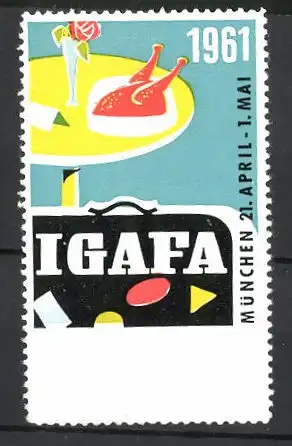 Reklamemarke München, Ausstellung IGAFA 1961