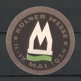 Reklamemarke Köln, Kölner Messe 1924, Messe-Logo