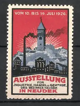 Reklamemarke Neudek, Ausstellung für Industrie, Handel und Gewerbe 1926