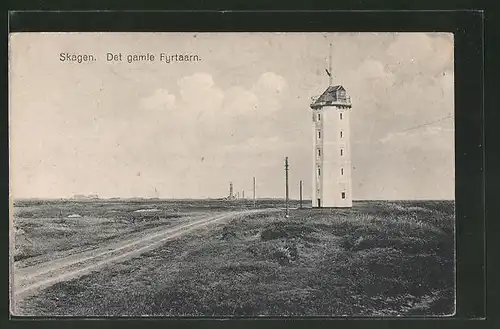 AK Skagen, Det gamle Fyrtaarn, Leuchtturm