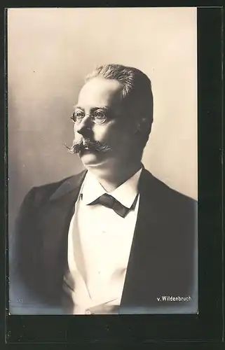 AK Portrait des Schriftstellers Ernst von Wildenbruch
