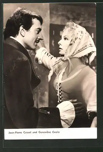 AK Jean-Pierre Cassel und Geneviève Casile, Schauspieler