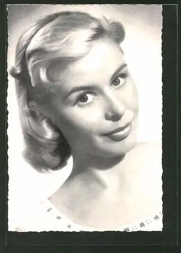 AK Schauspielerin Maj-Britt Nilsson, Portrait der Schauspielerin