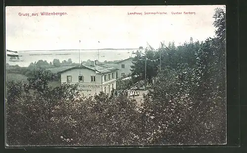 AK Hamburg-Wittenbergen, Gasthof Landhaus Sommerfrische von Gustav Herbers