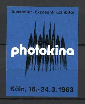 Reklamemarke Köln, Ausstellung "Photokina" 1963, Messelogo