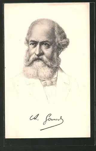 Künstler-AK Charles Gounod, Komponist von Oratorien und Opern