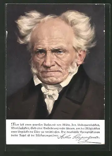 AK Deutsche Männer - deutsche Worte, Schopenhauer, Philosoph