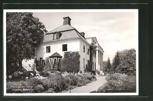 AK Vadstena, Naddö, Schloss mit Garten