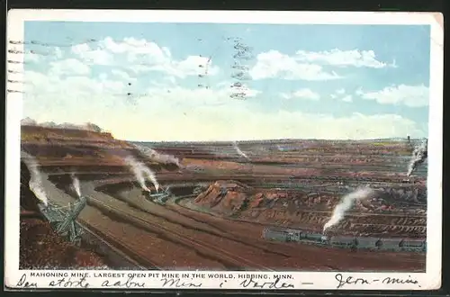 AK Hibbing, MN, Mahoning Mine, Largest Open Pit Mine In The World, Erzabbau