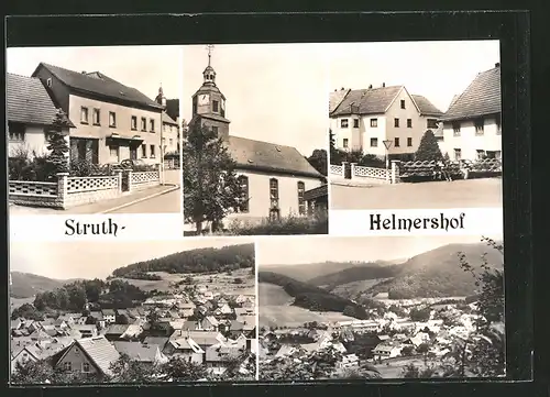 AK Struth-Helmershof, Strassen- und Ortsansichten, Dorfkirche