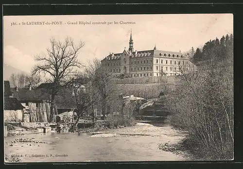 AK St-Laurent-du-Pont, grand hôpital construit par les Chartreux