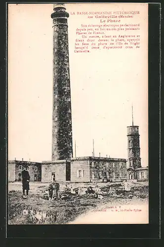 AK Gatteville, le phare, Leuchtturm