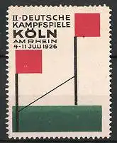 Reklamemarke Köln, II. Deutsche Kampfspiele 1926, Ziellinie
