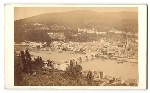 Fotografie L. Meder, Heidelberg, Ansicht Heidelberg, Panorama