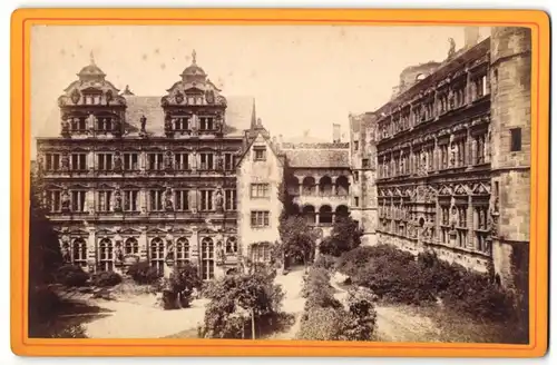 Fotografie unbekannter Fotograf, Ansicht Heidelberg, historische Gebäude