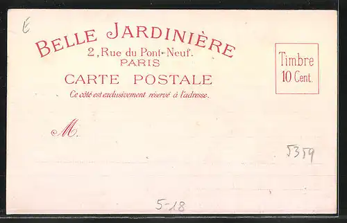 Lithographie Paris, La Belle Jardinnière, La Mode en 1800, Arc de Triomphe, Triumphbogen