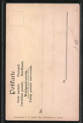 AK Stammbaum der Könige von Preussen