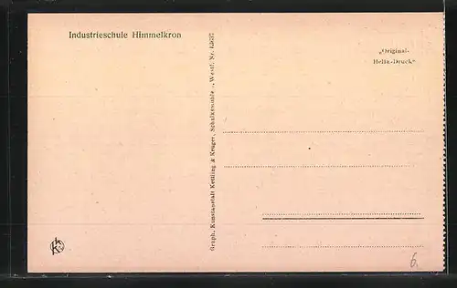 AK Himmelkron, Industrieschule, Eingang